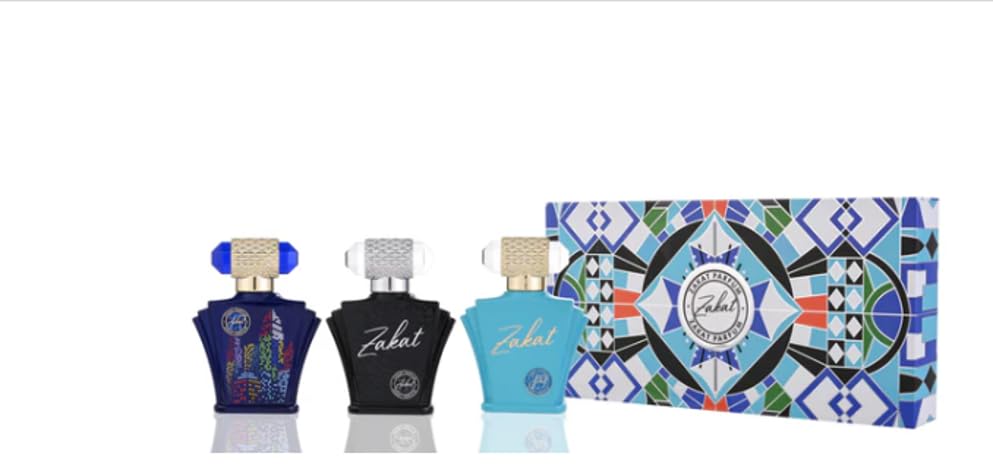 Amazon.com : Zakat travel set x 3 pieces Blue: Z6, Z9, Z7 (30ml